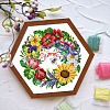 Summer Theme Flower Pattern Cross-stitch Beginner Kits PW-WG32524-01-1