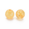 Transparent Crackle Acrylic Beads X-MACR-S373-66A-N13-7