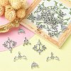 20Pcs 4 Style Tibetan Style Alloy Chandelier Component Links TIBE-YW0001-40-5