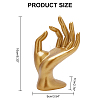 Resin Mannequin Hand Jewelry Display Holder Stands RDIS-WH0009-015-2