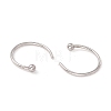 C-Shaped 304 Stainless Steel Ear Cuff Findings STAS-G266-17A-P-3