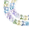 Transparency Glass Beads Strands GLAA-T025-03A-01-3