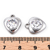 304 Stainless Steel Charms STAS-T064-26P-3