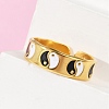 304 Stainless Steel Adjustable Cuff Rings RJEW-Q015-01G-C-5