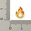 Rack Plating Brass Enamel Beads KK-U029-22G-07-3