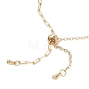 12Pcs Brass Cable & Paperclip Chain Slider Bracelets BJEW-JB13088-5