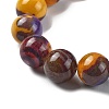 Natural Multi-Color Agate Beads Strands G-A261-B20-14mm-4