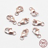 925 Sterling Silver Lobster Claw Clasps STER-G019-06-8mm-3