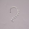 Alloy Ear Cuff Findings FIND-WH0092-52S-1