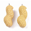 Opaque Resin Pendants RESI-N021-31A-1-3