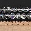 Electroplated Natural Quartz Crystal Beads Strands LS-G-K285-09-10mm-02-4