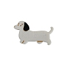Dog Cellulose Acetate(Resin) Alligator Hair Clips PW-WG0720E-01-1