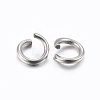 304 Stainless Steel Open Jump Rings X-STAS-H437-3x0.5mm-2