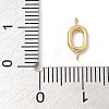 304 Stainless Steel Letter Connector Charms LS-STAS-M108-01G-15-3