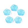 Baking Paint Transparent Glass Beads DGLA-N018-01C-1