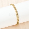 304 Stainless Steel Link Chain Bracelets for Women BJEW-Z143-22G-01-3