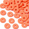 Eco-Friendly Handmade Polymer Clay Beads CLAY-R067-8.0mm-B12-1