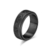 Eye Pattern Stainless Steel Rotating Finger Ring PW-WG69410-18-1
