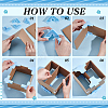 8Pcs Plastic Corner Guides for Chipboard Boxes NDIS-WH0696-881B-3