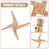 2Pcs Ring Viking Cross Stainless Steel Pendant Necklaces for Women Men NJEW-NB0001-37-3