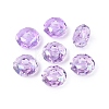 Transparent Acrylic European Beads OACR-E033-25C-1