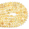 Natural Lemon Quartz(Heated) Beads Strands G-G453-G15-7x12mm-5