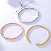 3Pcs Christmas Stainless Steel Hinged Bangles Set FR7657-3