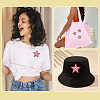 8Pcs Star with Lattice Computerized Embroidery Polyester Iron on/Sew on Patches PATC-TA0001-49B-8