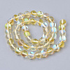 Synthetic Moonstone Beads Strands G-S283-6mm-14A-2