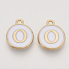 Golden Plated Alloy Charms X-ENAM-S118-01O-1