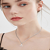 1Pc 304 Stainless Steel Letter Pendant Necklaces NJEW-LP0001-33A-P-4