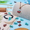20Pcs 2 Colors Synthetic Turquoise Dyed Horse Beads G-TA0003-18C-7