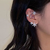 Alloy Rhinestone Cuff Earrings FS-WGFB378-09-1