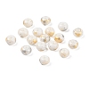 Opaque Spray Painted Glass Beads GLAA-G118-01K-1