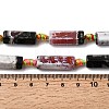 Natural Dyed & Heated Fire Crackle Agate Beads Strands G-H342-D01-01-5