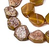 Dyed Natural Agate Beads Strands G-Q606-23E-06-3