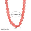 Resin Jelly Heart Beaded Necklaces FS-WGF46B0-09-1