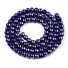Electroplate Opaque Glass Beads Strands X-GLAA-T032-P4mm-AB03-3