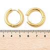 Tarnish Resistant 202 Stainless Steel Huggie Hoop Earrings EJEW-O087-08J-G-2