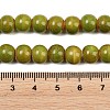 Handmade Fancy Antique Glazed Porcelain Ceramic Round Beads Strands PORC-L019-8mm-10-4