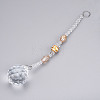 Faceted Crystal Glass Ball Chandelier Suncatchers Prisms AJEW-G025-A03-1