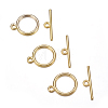 Tibetan Style Toggle Clasps TIBE-A12208-G-NR-2
