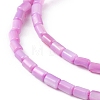 Natural Freshwater Shell Dyed Beads Strands SHEL-M018-12-08-3
