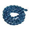 Transparent Glass Beads Strands X-EGLA-N013-T6mm-D25-2