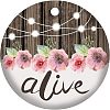 Handmade Porcelain Pendants PORC-WH0005-013-1