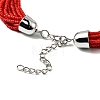 Bohemia Style Glass Seed Bead Multi-strand Necklaces NJEW-H063-01P-04-4