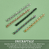 Unicraftale 100Pcs 5 Colors 304 Stainless Steel Cable Chain Extender CHS-UN0001-17B-4