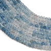 Natural Devil Blue Aquamarine Beads Strands G-NH0072-A01-01-5