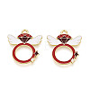 Valentine's Day Alloy Enamel Pendants ENAM-T023-18A-1