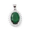Brass Micro Pave Cubic Zirconia Pendants ZIRC-I066-05A-03-1